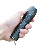 Five-speed Glare T6 Glare Led Telescopic Zoom L2 Flashlight Camping Outside Multiple Gears