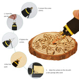 New Pyrography Machine Wood Burning Pirograbador Adjustable Temperature Burner Wood Cautery Pyrography Pen Gourd Crafts Tool Set