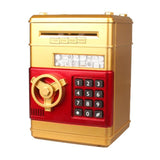 ATM Piggy Bank Automatic Money Rolling ATM Password Money Box Cash Coins Saving Box Creative Children Money Toy Christmas Gift