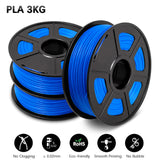 PLA 3D Filament Refills 3D Printer Plastic 1.75MM 3 Rolls / Set Filament Bendable Non-toxic Fastship Printer Handles DIY Gift