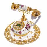 Antique Landline Telephone With Call ID Date Clock Adjust Ring Without Battery Classical Phone For Home Office