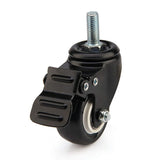 4 x Heavy Duty 50mm PU Swivel Castor Wheels Trolley Furniture Caster
