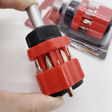 13 In 1 Mini Screwdriver Combination Tool Set Magnetic Hex Shank Ratcheting Multi Phillips Slotted Screwdriver Bits Hand Tools