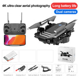 RC Drone 4K With camera HD Wifi fpv LS11 Fixed height Professional Quadcopter 1800mah Long time Foldable Selfie Drones Gift Toys