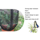Terrarium Insect Feeding Net Portable  Habitat Flower Pot Garden Cage Raising Cover Ornamental Plant Sunshade For Kids
