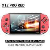 Powkiddy X12 Pro Video Game Retro Consoles Portatil Handheld Game Players 2000 Games 5.1 Inch Screen
