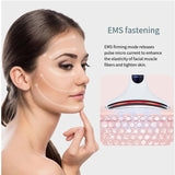 EMS Face Neck Beauty Device 3 Colors LED Photon Therapy Skin Tighten Reduce Double Chin Anti Wrinkle Remove Lifting Skin Care