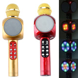 Professional Bluetooth Wireless Microphone Speaker Handheld Microphone Karaoke Mic Music Player Singing Recorder KTV Microphone