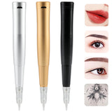 3 Colors Best Quality Wireless Permanent Makeup Tattoo Machine Microblading Rechargeable Eyebrows Women Waterproof Tattoo Pen