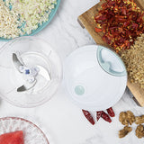 Vegetables, fruits, meat, nuts, carrots, garlic hand chopper, garlic blender, tools, hand-pull grinder, blender, processed food