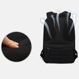 Smart LED Backpack with Wifi Control - 17.3 inch Laptop Bag for Motorcycle Bicycle Cycling Business Travel, Waterproof