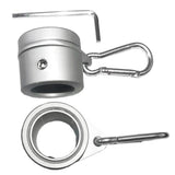2pcs Aluminum Alloy 360 Degree Rotating Outdoor Grommet Durable Easy Install Flag Pole Ring Rustproof 26mm Adjustable Anti Wrap