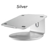 Aluminum Laptop Stand Base 360 Rotation Laptops Heighten Holder Notebook Cooling Support