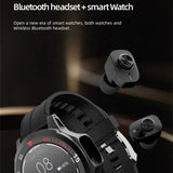 N15 Smart Watch N16 2 in 1 TWS Wireless Bluetooth Headphone Local Music Call Men Women Heart Rate Waterproof Sports Smartwatch