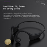 Bone Conduction Headphones 16GB MP3 Player BT5.0 Wireless Earphone Sports Headset IPX5 Waterproof Hands-free with Microphone