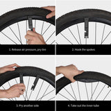 1 Pair 2 in 1 Multi-functional Bicycle Tire Lever Portable Road Bike Master Link Chain Breaker Cutter Pry Bar Repairing Tools
