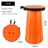 Outdoor Furniture Retractable Stool Chairs Portable Stool Lounge Folding Chair Camping Stool Foldable Convenient Fishing Chair