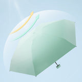Mini Sun Umbrella Pocket Rain Umbrellas Anti UV Anti-sunburn Parasol Portable Lightweight Women Men Sunshade Umbrella for Travel