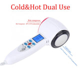 Face Care Device Hot Cold Hammer Cryotherapy Blue Photon Acne Treatment Lifting Rejuvenation Facial Machine Skin Beauty Massager
