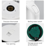 Electric Kettle, Stainless Steel Hot Water Boiler, Potable Fast Water Kettle with Auto Shutoff Fast Boiling 2L 2000W