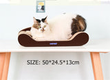 Cat Scratch Board Lounge Nail Scraper Scratch Pad Pet Sofa Bed Cat Beds Corrugated Cardboard Toy For Cat Scratcher WIth Catnip