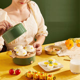 220V 2 Layers Electric Egg Steamer Automatic Multifunctional Boiler Breakfast Maker Steaming Cooking Machine Multi Cooker