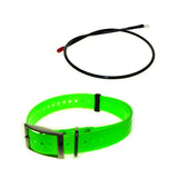 Long Range Replacement Antenna + Collar Strap for Garmin Astro 320 220 DC30 DC40 DC50 T5 TT10 TT15 T5Mini GPS Collars