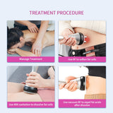 3-IN-1 RF Body Slimming Machine High Frequency Quadrupole RF Vacuum Anti-Cellulite Wrinkle 40K Cavitation Dissolved Fat Burner