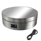 Multifunction Automatic Electric Platform Rotating Display Stand Universal Motorized Turntable ABS Jewelry 360 Degree Revolving