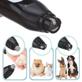 Rechargeable Pet Nail Grinder Dog Nail Clippers Painless USB Electric Cat Paws Nail Cutter 3 Speed Hair Grooming Trimming Tools