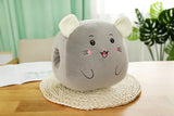 25x25cm Cute Cartoon Dinosaur Hand Warmer Covering Pillow Lying Down Pillow Winter Thickening Warm Supplies Stove Hand Warmers