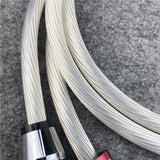 HIFI Silver Plated XLR Balance Cable Carbon Fibre XLR Plug  Audio Line for CD DVD Amplifier