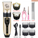 NEW2022 NEW Electrical Pet Clipper Professional Grooming Kit Rechargeable Pet Cat Dog Hair Trimmer Shaver Set Animals Hair
