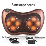 Electric Cervical Spine Massage Pillow Multifunctional Infrared Waist Back Foot Body And Neck Relax Car Home Shiatsu Massager