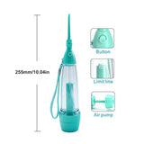 LV190 Teeth Cleaner Manual Jet Water Oral Irrigator Portable Hygiene Flosser Health Care Teeth Cleaning Tool