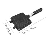 HAEGER-Grilled Sandwich Panini Maker,Toast Bread Breakfast Machine,Hot Sandwich Pan,Nonstick Aluminum Removable Flip Frying Pan