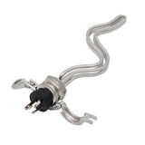 Weldless Heating Element Kit 5500W Ripple Heating Element  240V(35cm) integrated 1.5“Tri Clamp &amp; L6-30P Plug Silicone Gasket