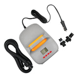 Multifunction  Pump 0~20PSI Inflation W/ 3 Nozzles Inflator LCD Display for