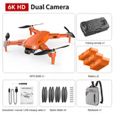 HKNA New S608 GPS Drone 6K Dual HD Camera Professional Aerial Photography Brushless Motor Foldable Quadcopter RC Distance 3000M