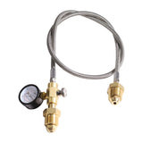 Refill Station Transfer Adaptor Hose For BS 341 No. 3 (UK) Argon Cylinder Bottle,Helium Or CO2 Transfill Adaptor
