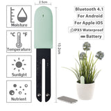 Soil pH Tester PH Moisture Tester Soil Tester Moisture Detection Plant Flowers Soil Meter Smart APP for Garden Greenhouse