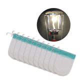 10pcs Gauze Mesh Camping Gas Lantern Mantles Outdoor Camping Gas Lantern Light Mantles Non-Radioactive Safe Outdoor Tools