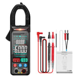 ST211 ST212 Digital Clamp Meter Multimeter AC DC Volt Amp Ohm Cap NCV Tester 0.2A~400A 0.5V~600V Black Red