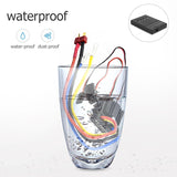 80A Brush Brushed 1080 Electronic Speed Controller Waterproof ESC with Program Card for 1:10 1/8 WP Crawler