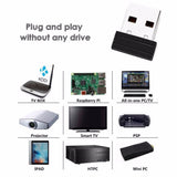H18 Mini Wireless Keyboard Full Screen Large Touchpad Air Mouse For Windows &amp; Android System #244025