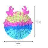 Mommy Bag Push Bubble Stress Reliever Squeeze Crafts Silicone Fingertip Toys Sensory Toy Autism Stress Reliever