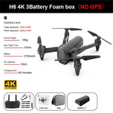 H6 Drone 4K HD Dual Camera 2.4G 5G WiFi FPV Fixed Height Remote control  Foldable Mini Quadcopter RC Camera Drones USB cable