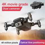 New Drone 4k Double Camera HD WIFI Drone four-axis Aircraft RC Helicopter With Camera