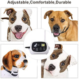 500m Wireless Electric Dog Fence Shock Waterproof Rechargeable training collars 1-100 levels dog supplies