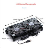 Radiator with Fan for CPU PC Water Cooling System Aluminum USB Router TV / Broadband Cooling Cooled Row Heat Exchanger